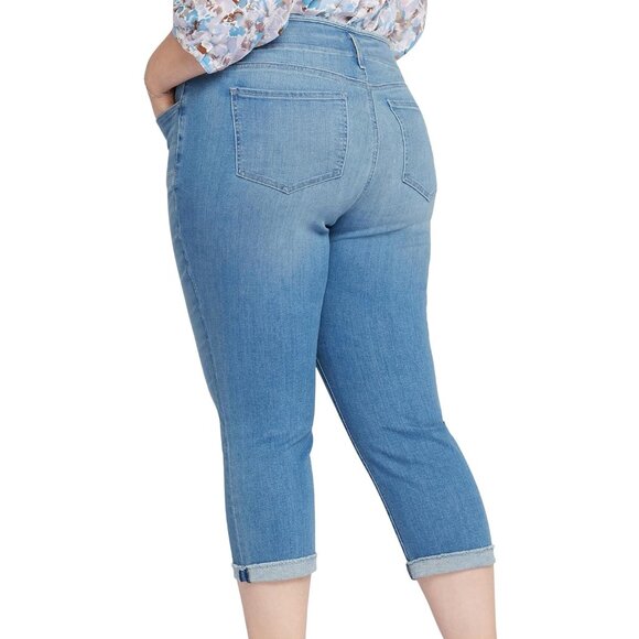 Nydj Chloe Capri Hollywood Jean in Mesmerize Size 14 - Picture 2 of 16